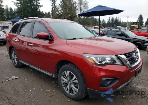 2017 Nissan Pathfinder S z USA, uszkodzony, nr VIN 5N1DR2MM9HC633263